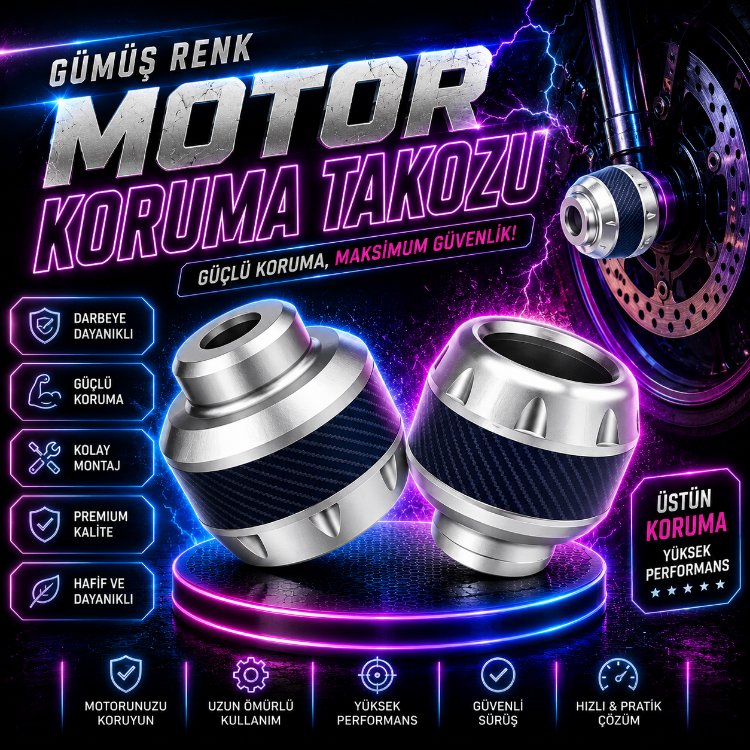 2 Çift Motor Koruma Takozu (4 Adet)