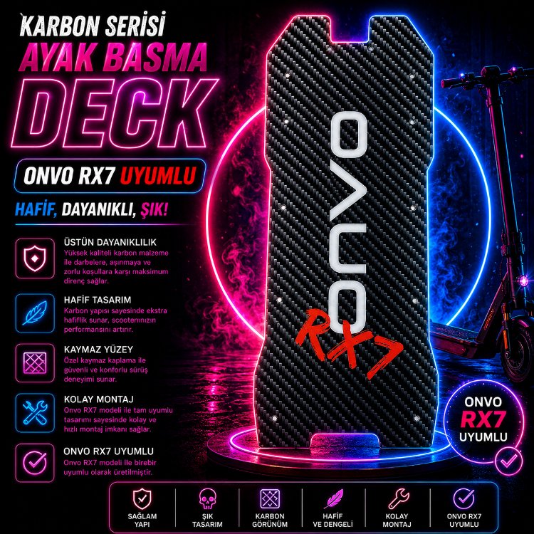Onvo Rx-7 Uyumlu Deck