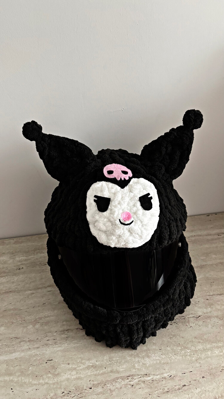 Kuromi motor kask kılıfı