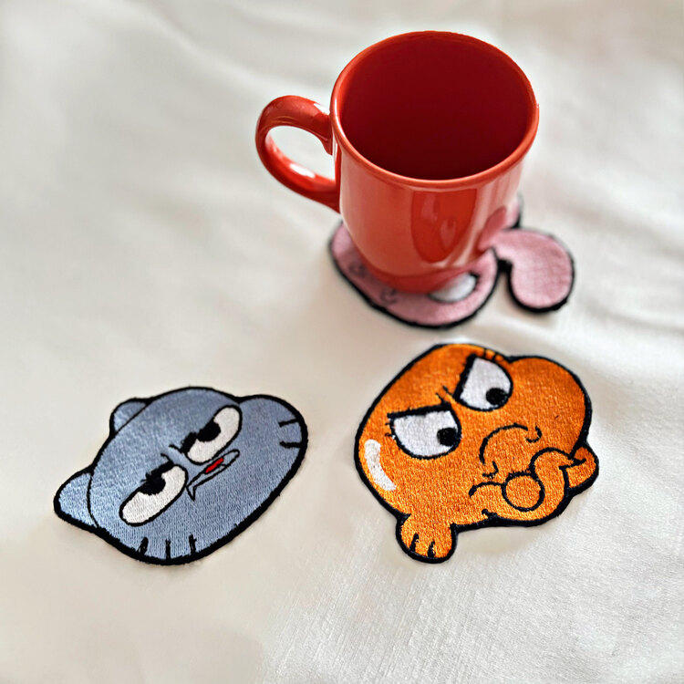 Gumball bardak altlıkları