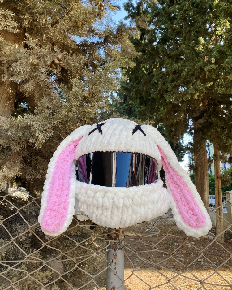 Bunny Kask Kılıfı Modeli
