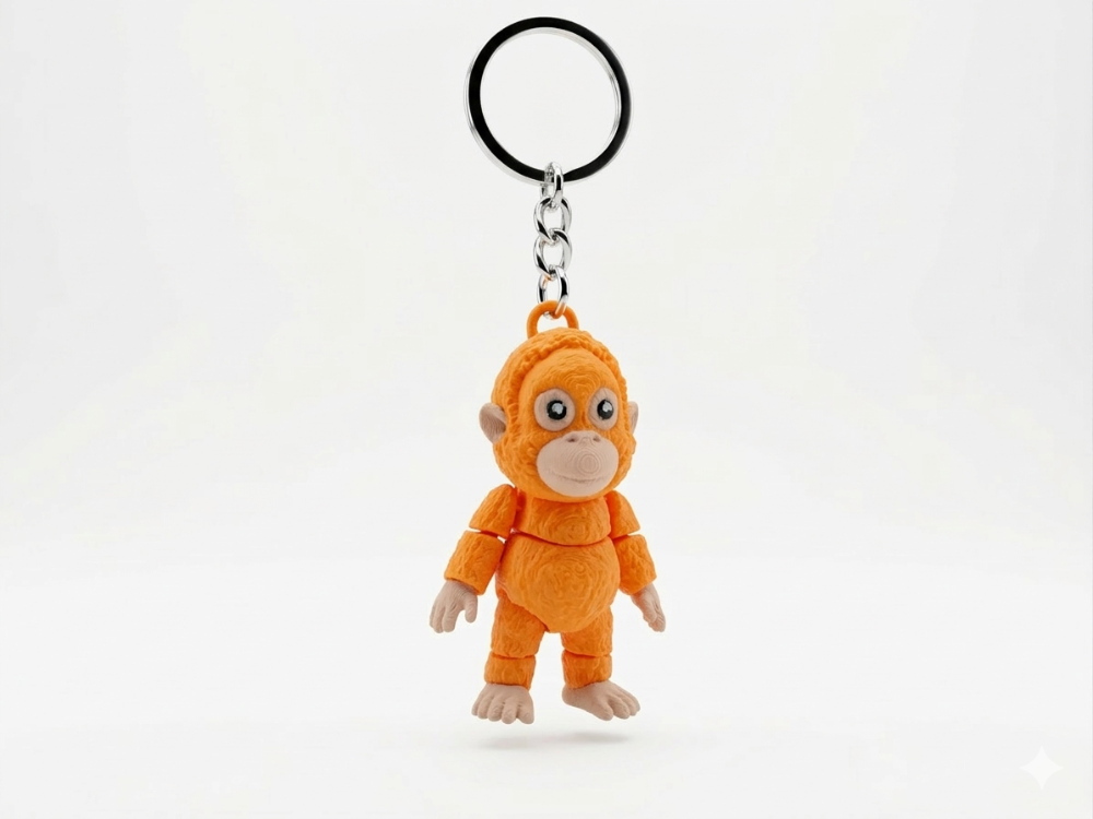 Punch'un Peluş Arkadaşı Anahtarlık