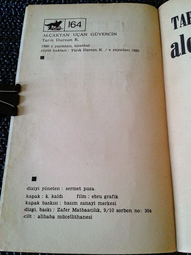 ALÇAKTAN UÇAN GÜVERCİN..