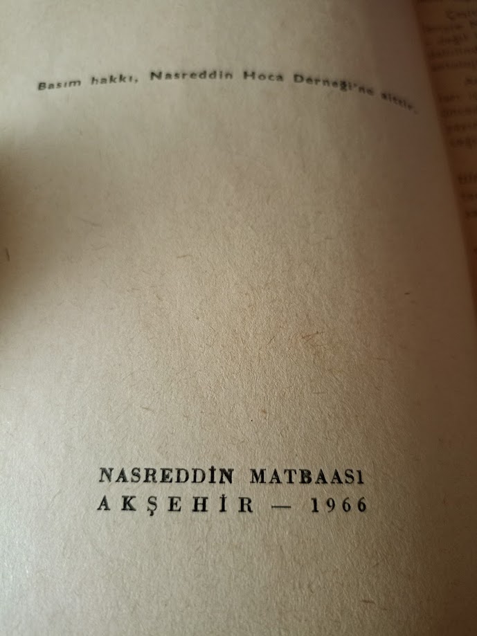 NASREDDİN HOCA ANTOLOJİSİ CİLT 1.
