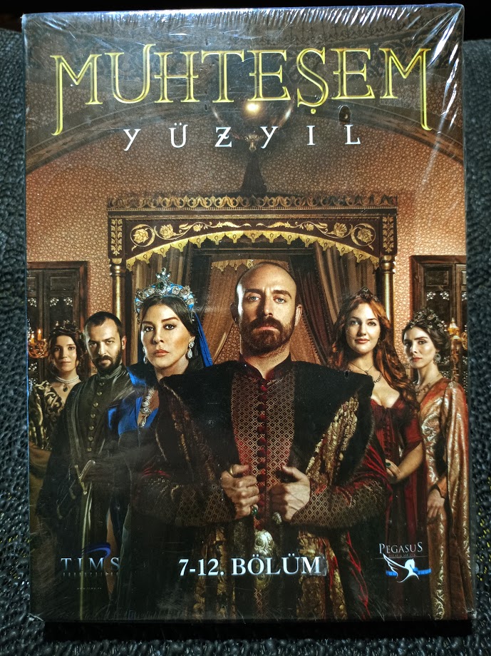 MUHTEŞEM YÜZYIL 7-12. BÖLÜM DVD BOX. SIFIR JELATİNDE.