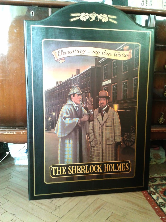 THE SHERLOCK HOLMES ORJİNAL PUB RESİMİ.