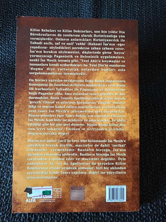 YOKSUL TANRI - TYANALI APOLLONIUS.