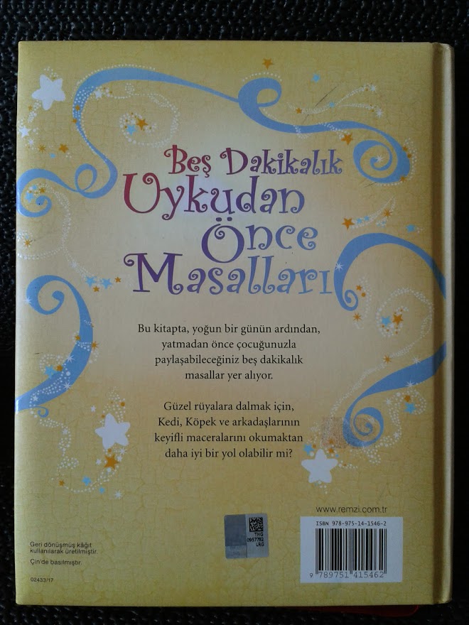 BEŞ DAKİKALIK UYKUDAN ÖNCE MASALLARI ( Hardcover )