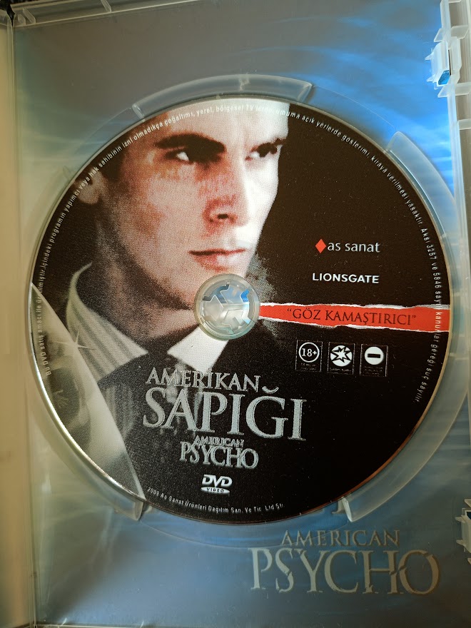 AMERİKAN SAPIĞI - AMERICAN PSYCHO - DVD TR SEÇENEKLİ.