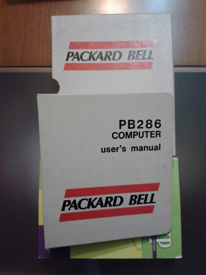 PACKARD BELL PB 286 BİLGİSAYAR KULLANIM KILAVUZU BOŞ KUTU KLASÖR .KOLEKSİYONLUK.