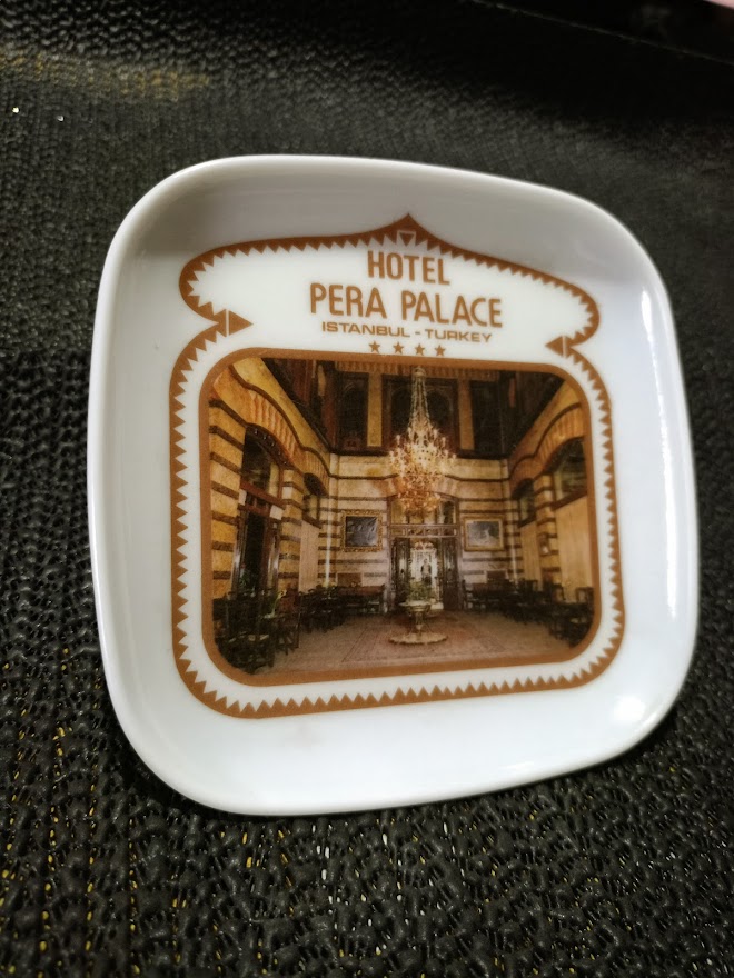 PERA PALACE HOTEL MELAMİN TABAK. ÇOK NADİR.