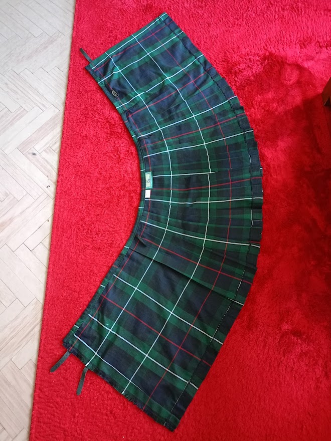 ORJİNAL GELENEKSEK İSKOÇ ETEĞİ. KILT. KOLEKSİYONLUK.