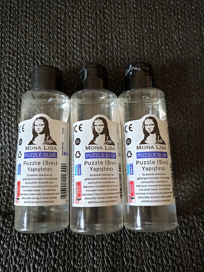 SÜDOR MONA LİSA ŞEFFAF PUZZLE YAPIŞTIRICI 70 ml. 3 ADET SET SATIŞ.