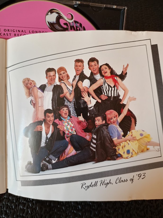 GREASE THE ORIGINAL LONDON CAST RECORDING. AUDIO CD.