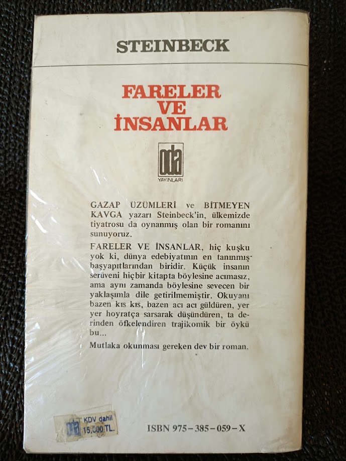FARELER VE İNSANLAR - JOHN STEINBECK ..