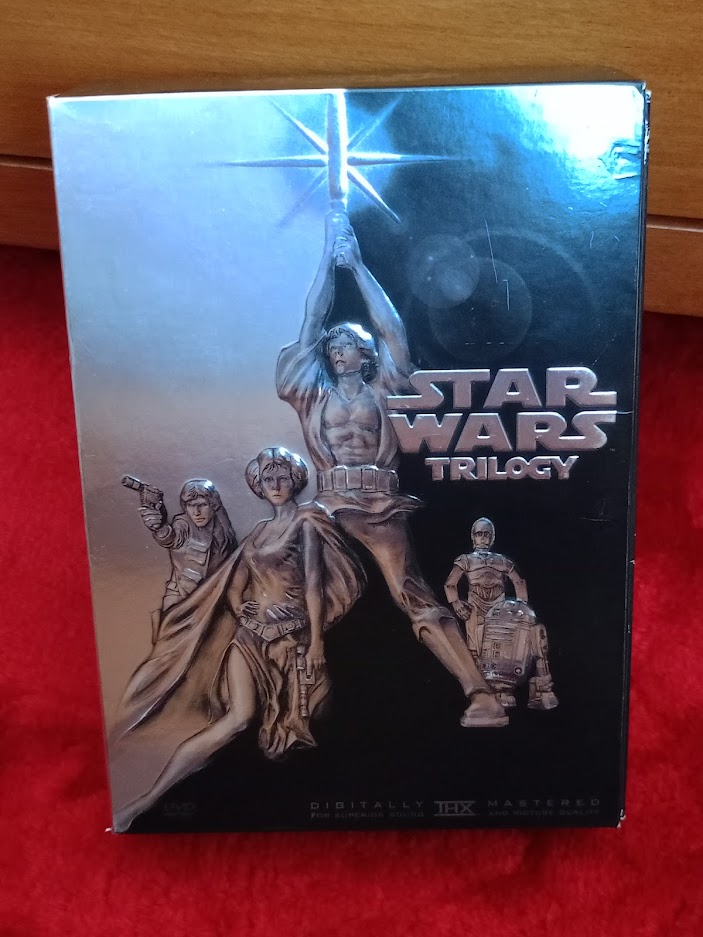 STARWARS TRILOGY 4 DISK DVD BOX SET.