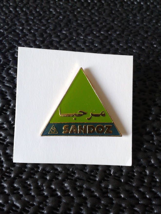 SANDOZ PIN ROZET. ÇOK NADİR.