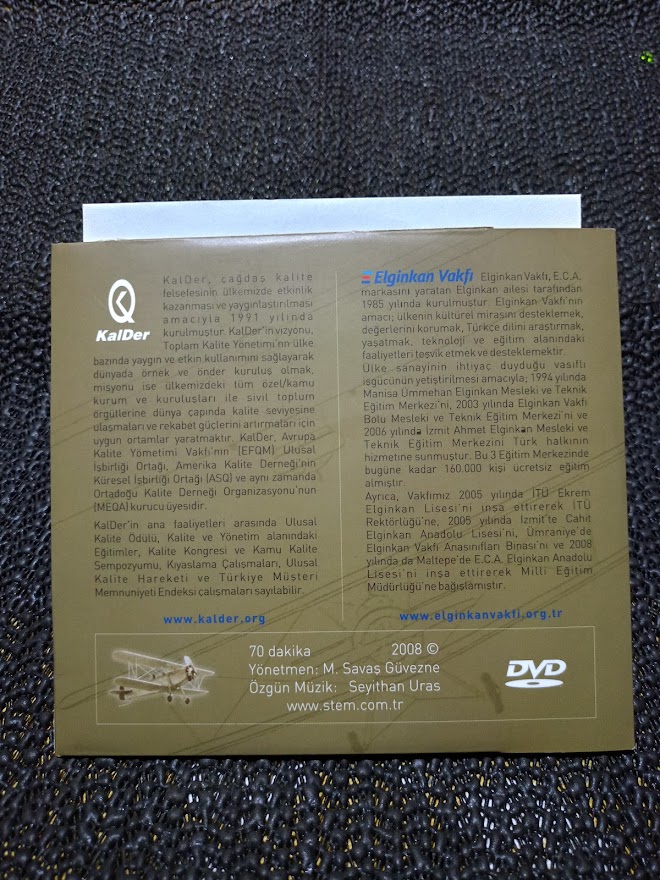 BEŞİKTAŞ'TA BİR TAYYARE FABRİKASI.NADİR BİR DVD.