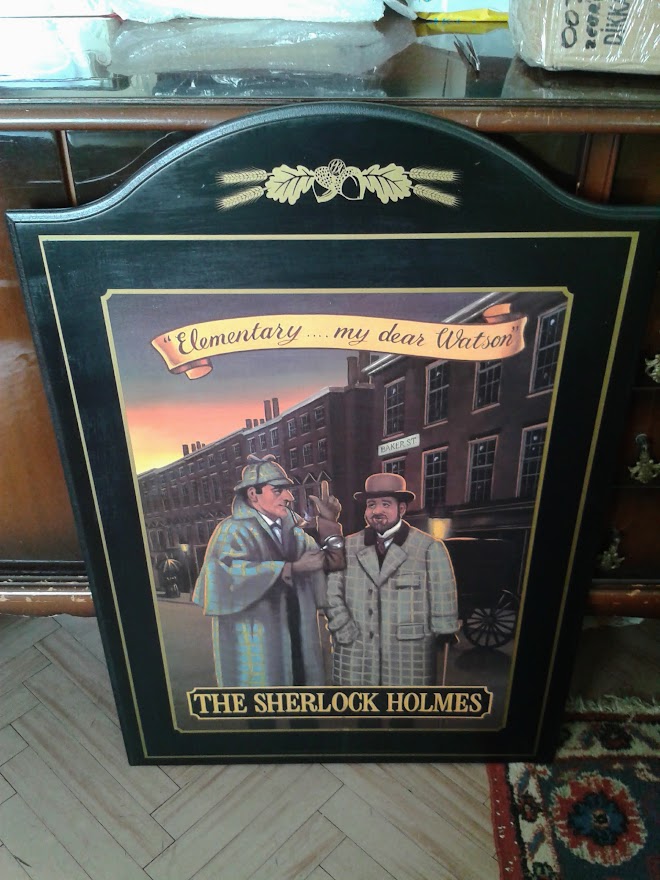 THE SHERLOCK HOLMES ORJİNAL PUB RESİMİ.
