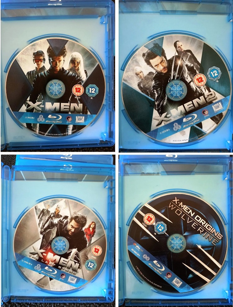 X-MEN QUADRILOGY BOX SET ORJİNAL KUTUSUNDA 4 + 1 - BLU-RAY.