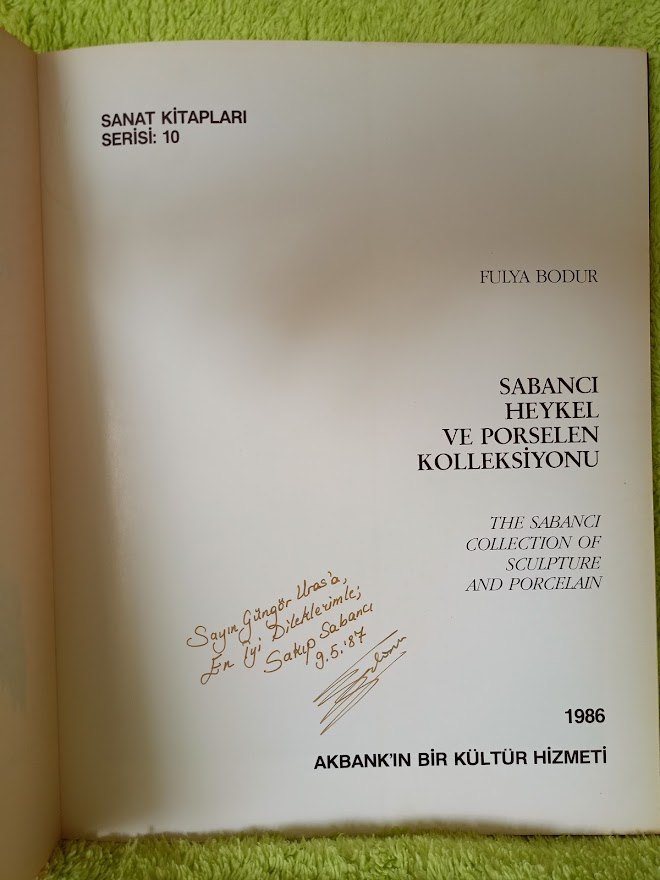SABANCI HEYKEL VE PORSELEN KOLEKSİYONU KATALOĞU.