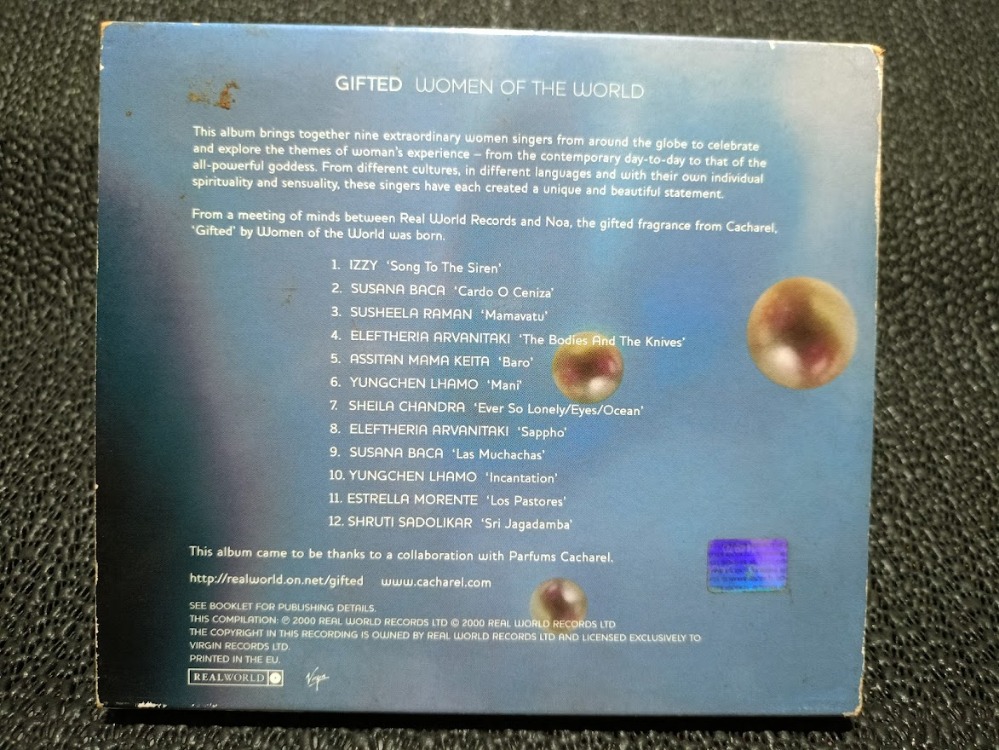 GIFTED. WOMEN OF THE WORLD. CD ALBÜM.