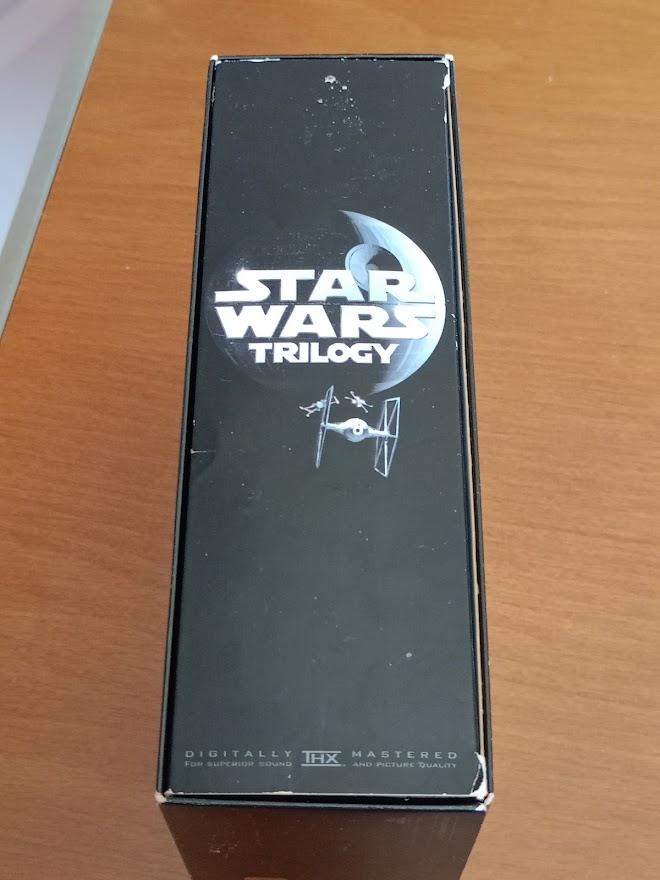 STARWARS TRILOGY 4 DISK DVD BOX SET.