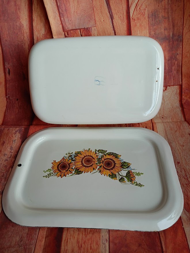 SOVYET DÖNEMİ EMAYE KAP VINTAGE.