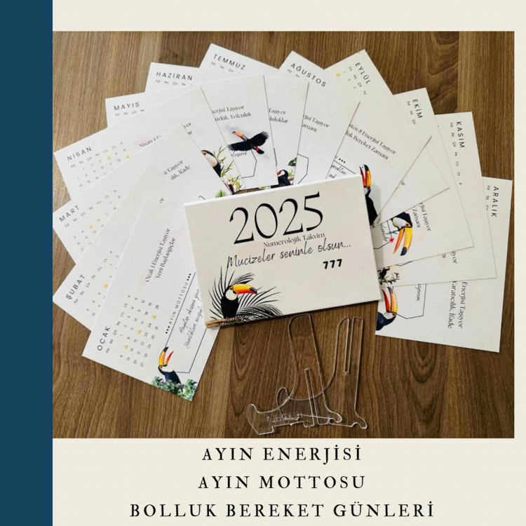 2025 Tukan Kuşlu Numerolojik Takvim