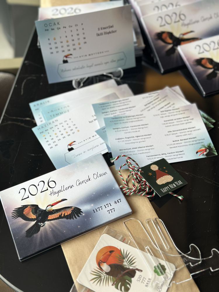 2026 Numerolojik Takvim(Standlı)