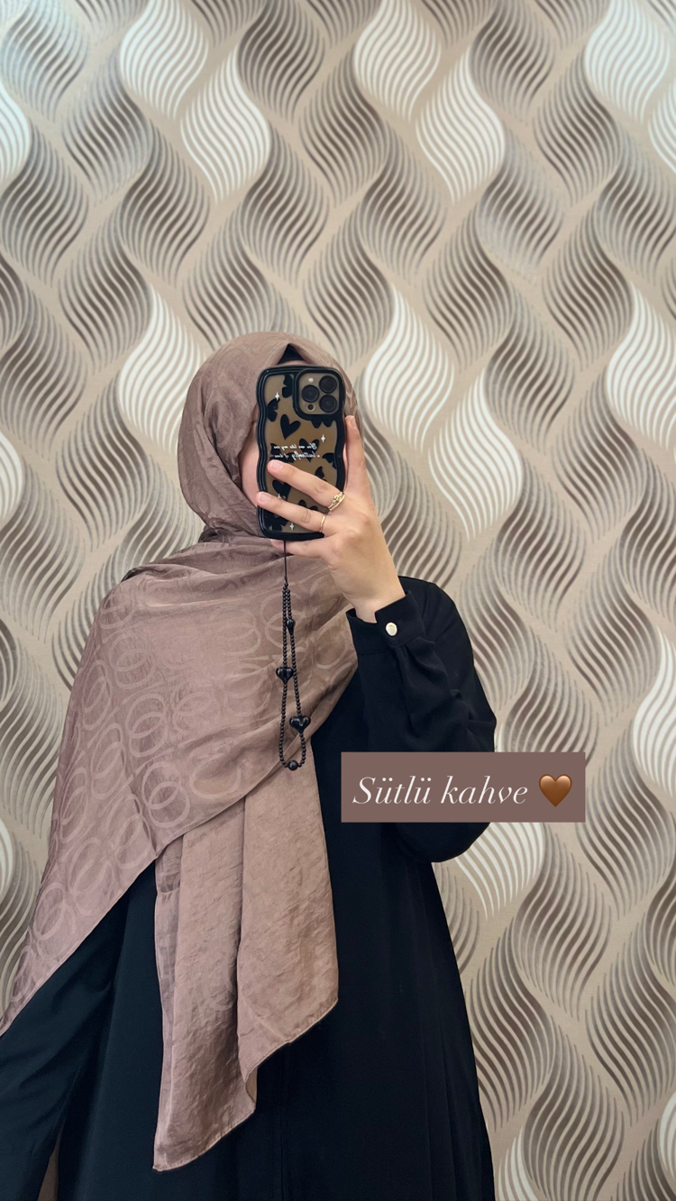 Bambunoor desen İpeksi pamuk kumaş şal ✨