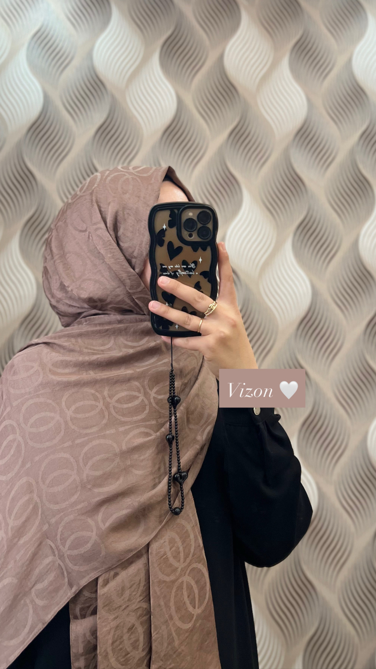 Bambunoor desen İpeksi pamuk kumaş şal ✨
