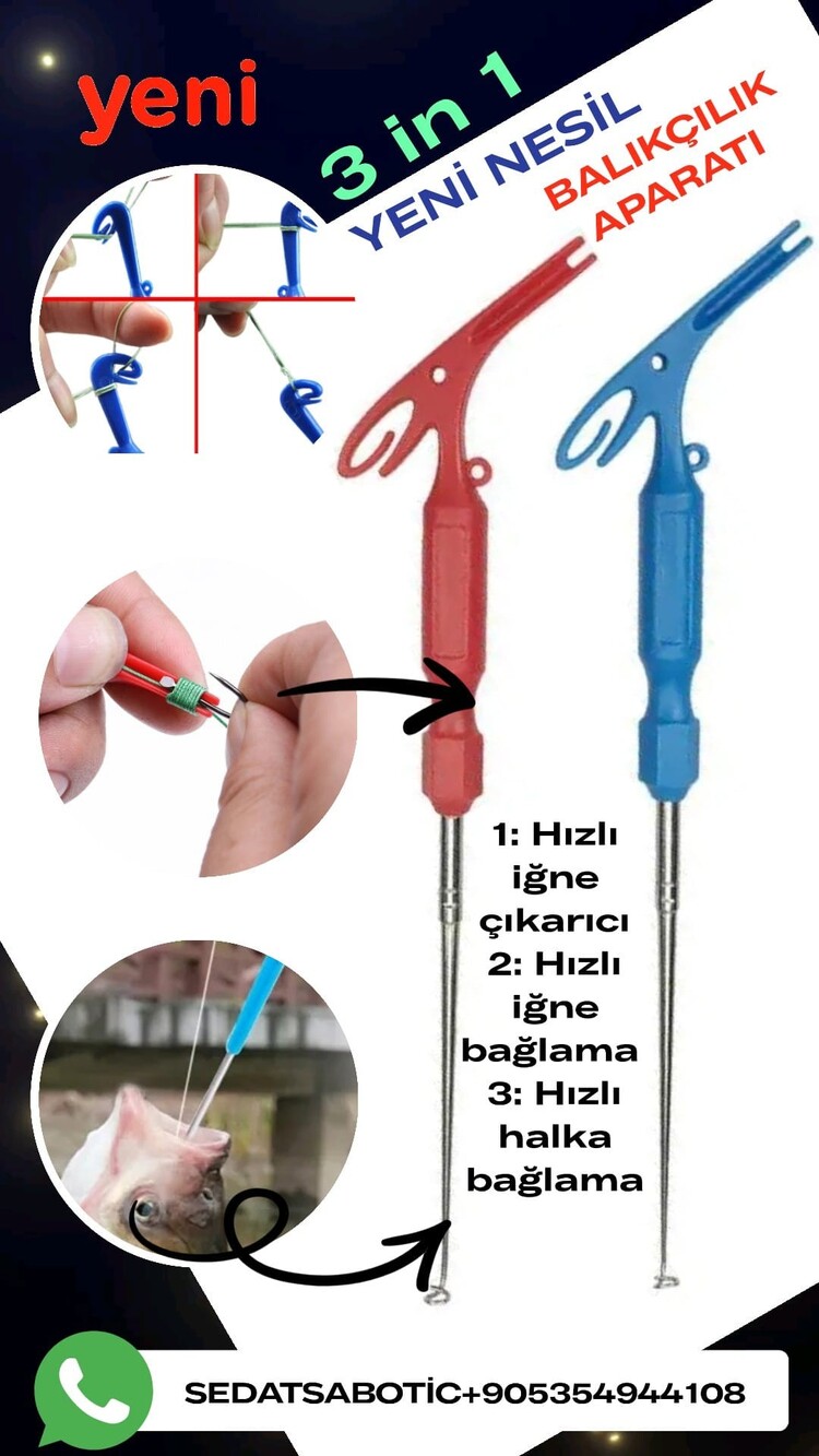 3 İN 1 BALIKÇILIK APARATI