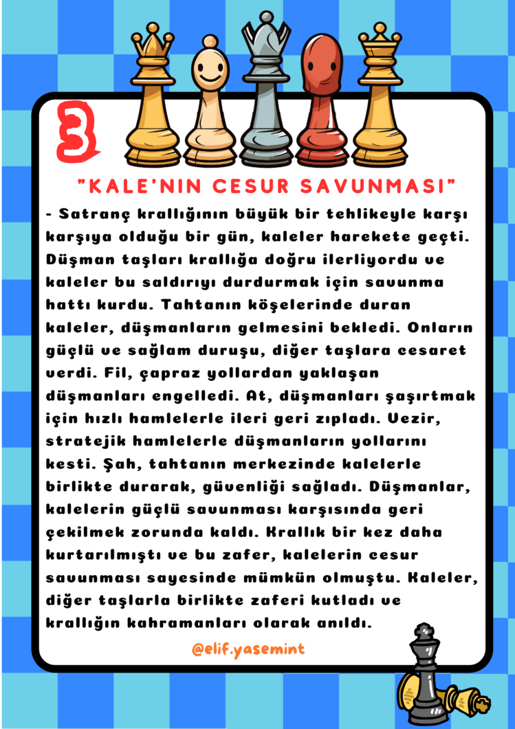 SATRANÇ KRALLIĞININ MİNİKLERİ - pdf (dijital format)