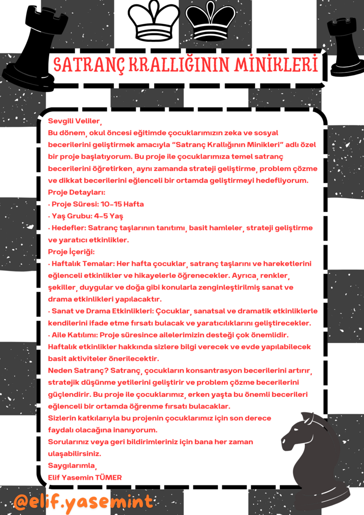 SATRANÇ KRALLIĞININ MİNİKLERİ - pdf (dijital format)