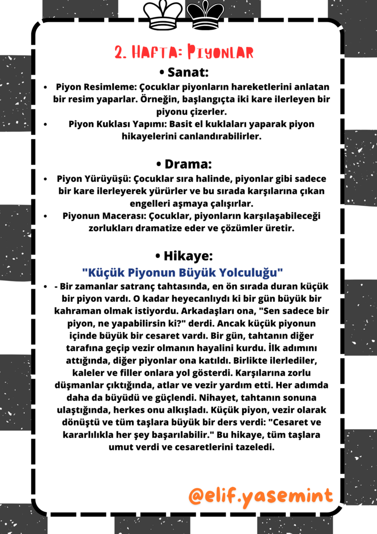 SATRANÇ KRALLIĞININ MİNİKLERİ - pdf (dijital format)
