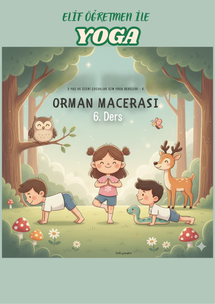 Orman Macerası: Çocuk Yogası Ders Akışı (Dijital Ürün)