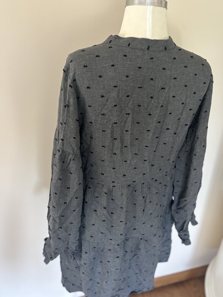 Zara Gri Elbise