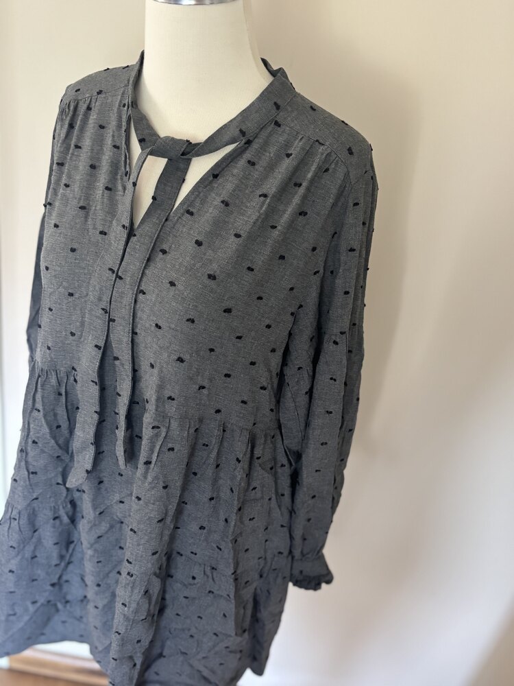 Zara Gri Elbise