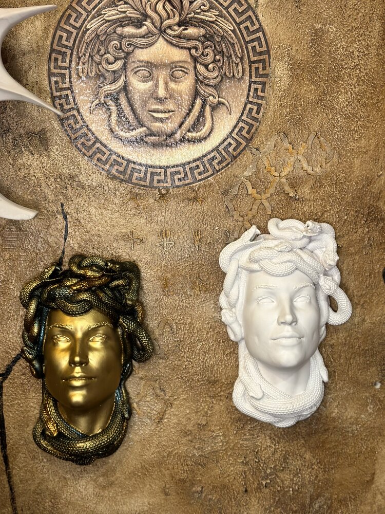 Medusa 2’li Duvar Heykel