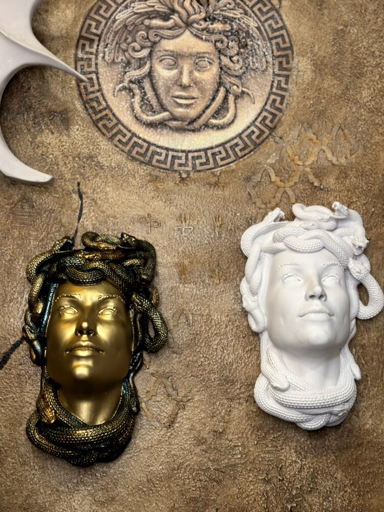 Medusa 2’li Duvar Heykel