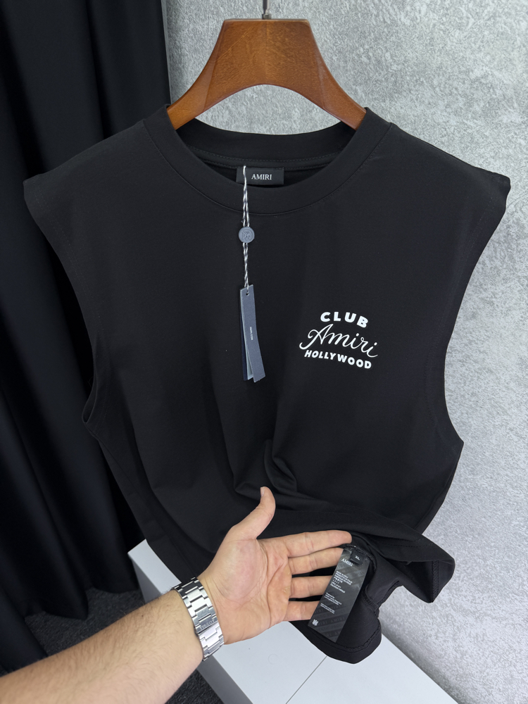 AMIRI Premium Sıfır Kol T-shirt 