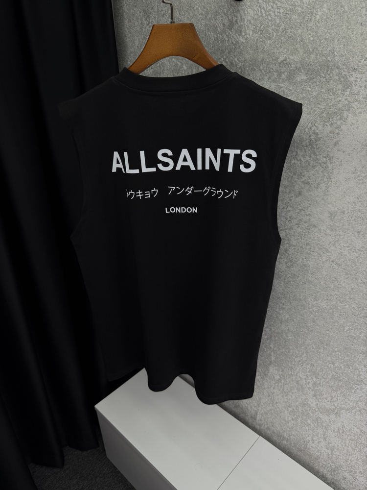ALL SAINTS Premium Sıfır Kol T-shirt 
