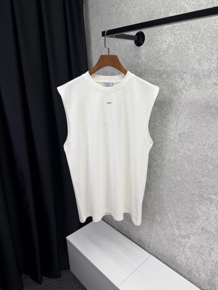 OFF WHİTE Premium Sıfır Kol T-shirt 