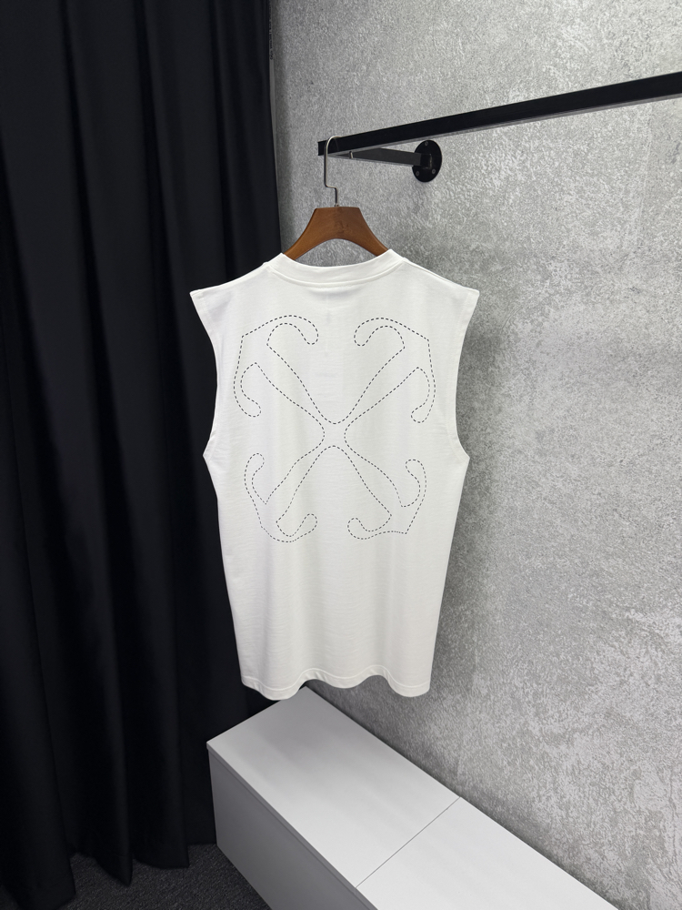 OFF WHİTE Premium Sıfır Kol T-shirt 