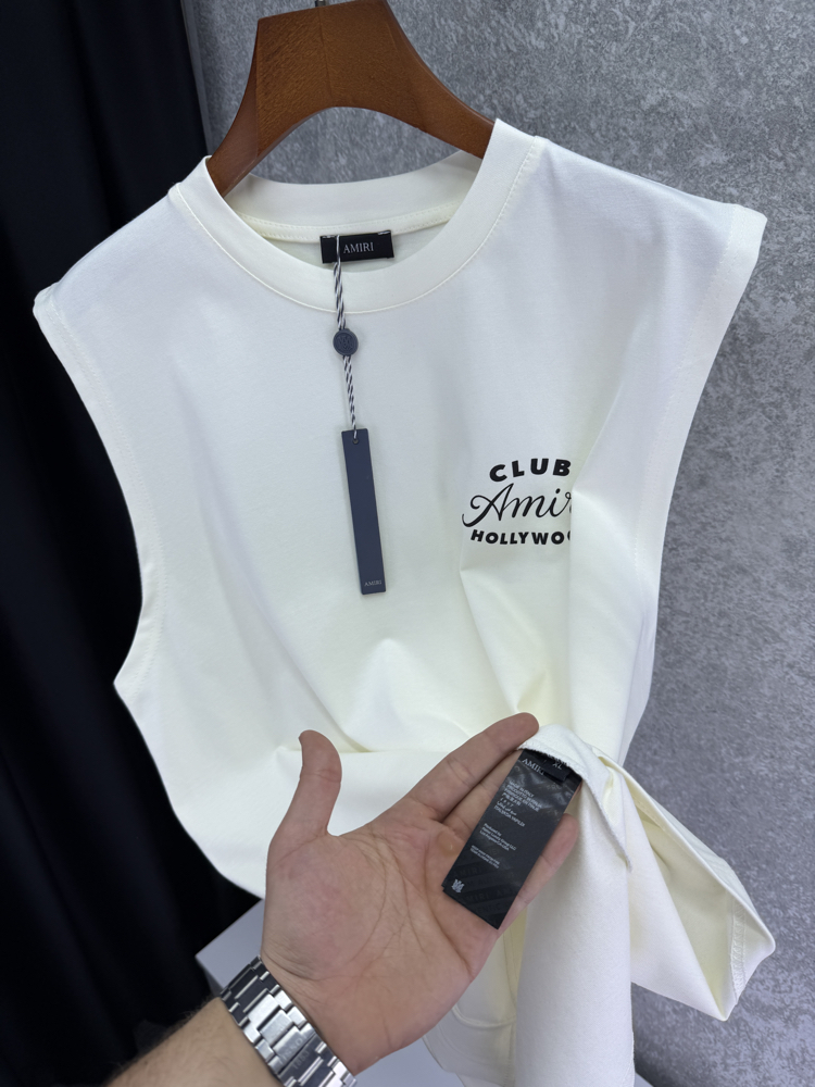 AMIRI Premium Sıfır Kol T-shirt 
