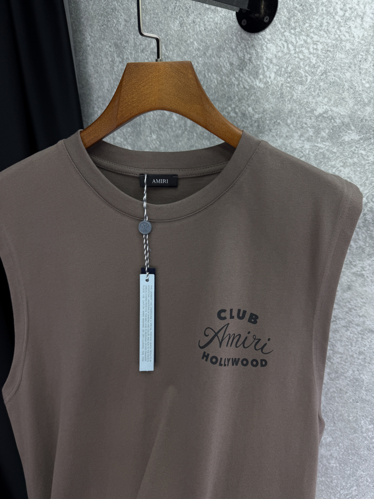AMIRI Premium Sıfır Kol T-shirt 