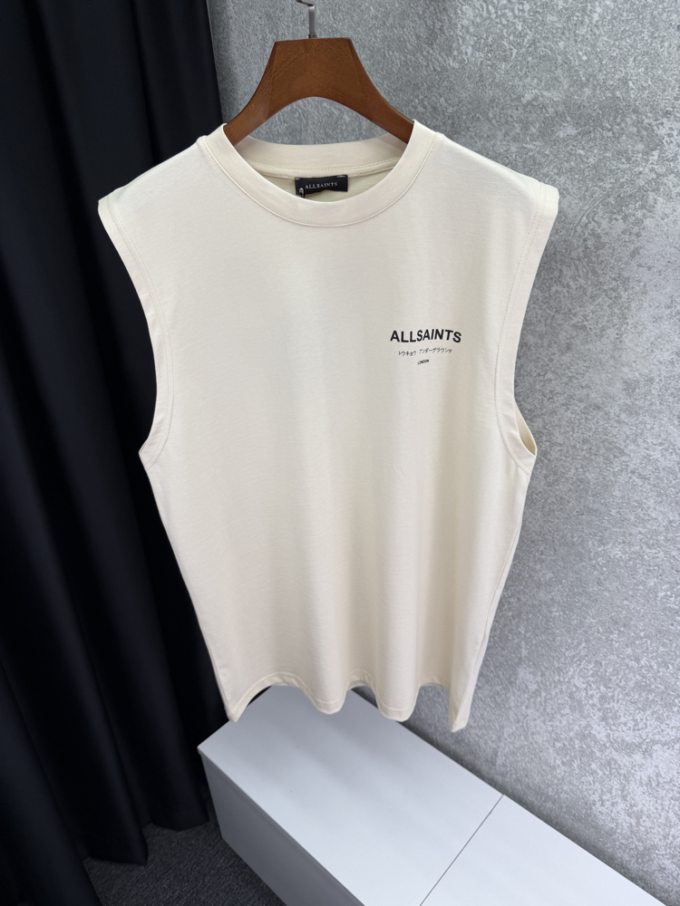 ALL SAINTS Premium Sıfır Kol T-shirt 