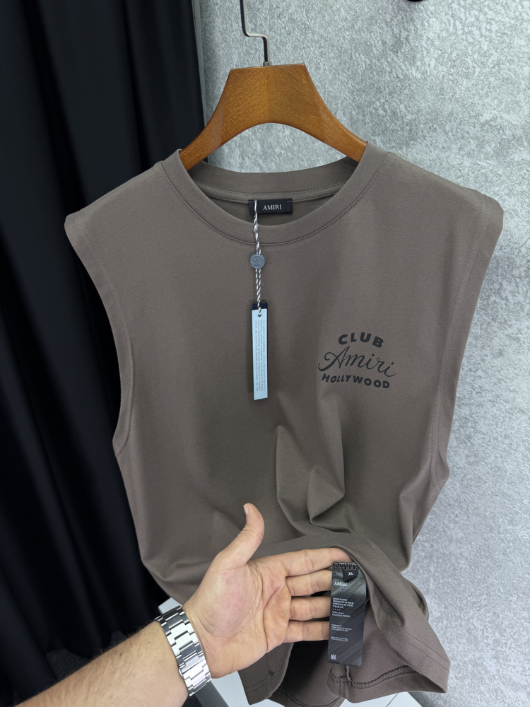AMIRI Premium Sıfır Kol T-shirt 