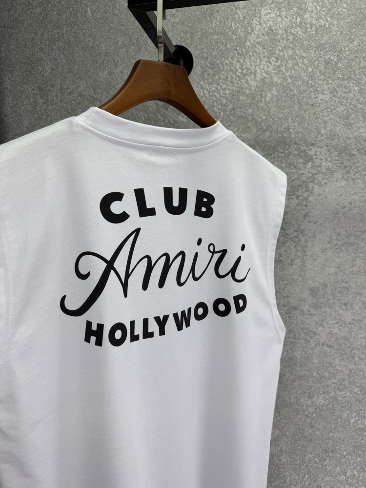 AMIRI Premium Sıfır Kol T-shirt 